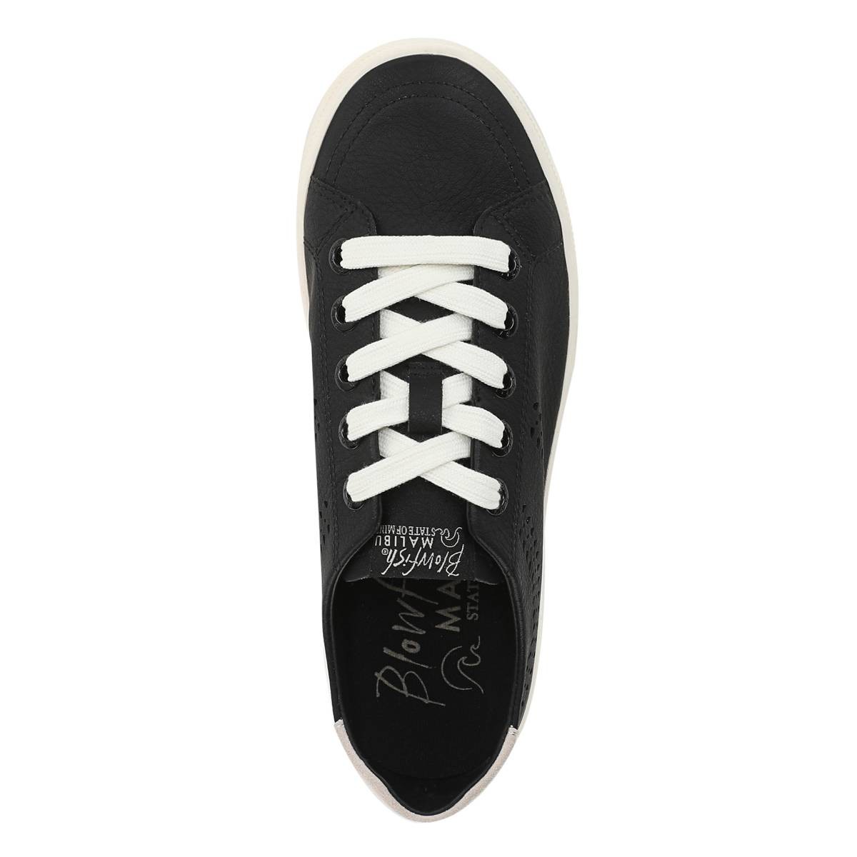Blowfish Malibu Women's Tanner Low Profile Lace up Sneakers - White Faux Leather Size 9 M - Bellso