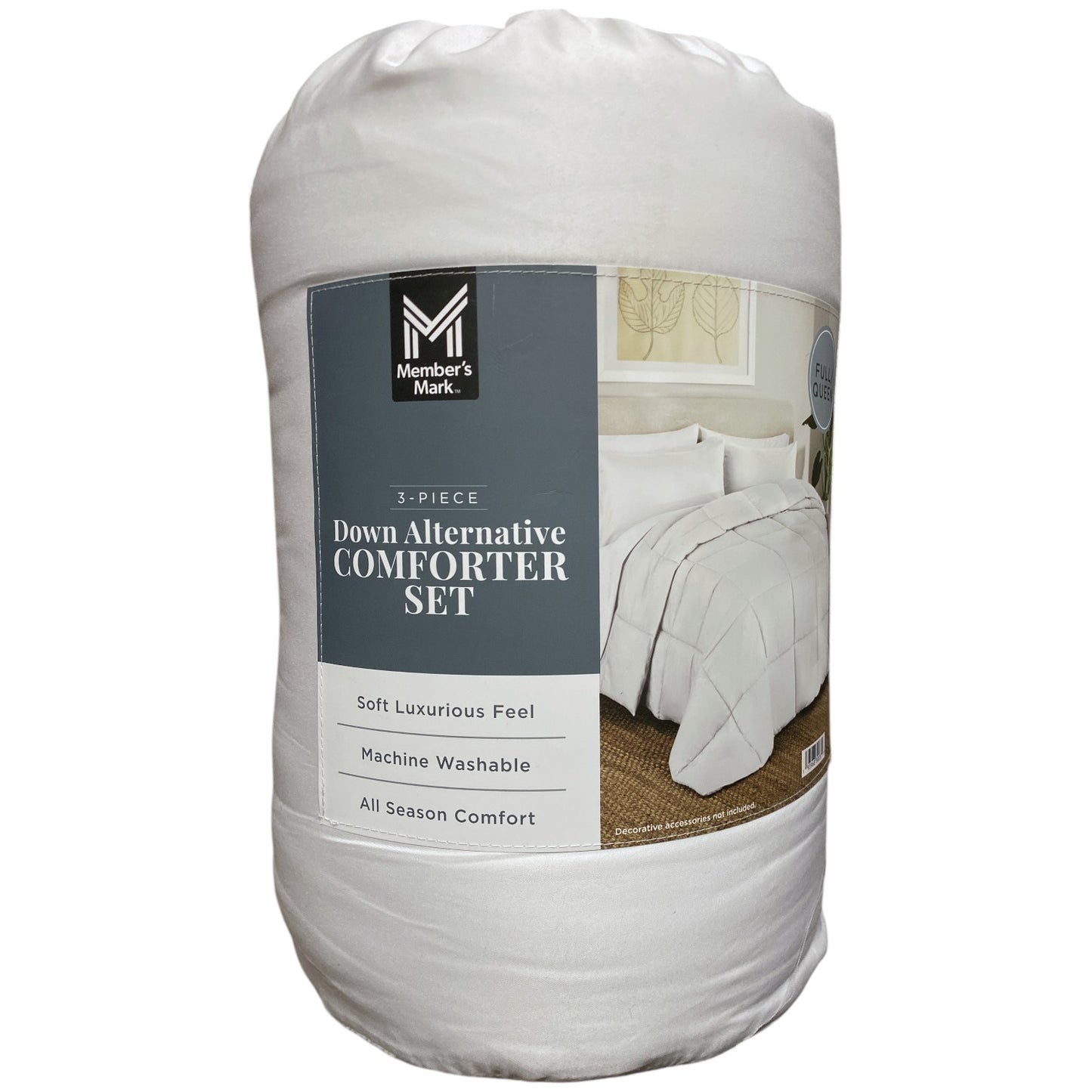 Member's Mark Down Alternative 3pc Comforter Set, Full/Queen - Bellso