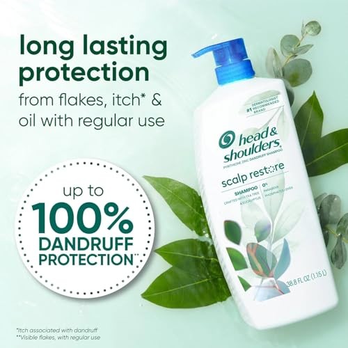 Head & Shoulders Scalp Restore Shampoo, 38.8 Fluid Ounce - Bellso
