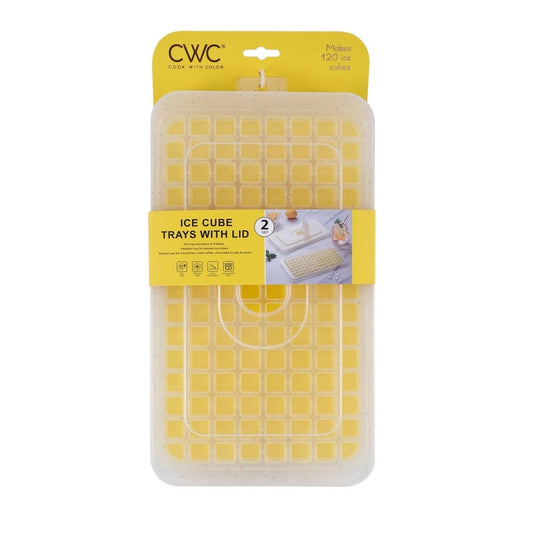 Cook with Color 2pk Crushed Ice Cube Trays Yellow