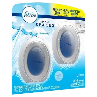 Febreze® Small Spaces Air Fresheners, Linen Sky™, 0.5 Oz, Pack of 2 Air Fresheners - Bellso