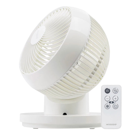 Woozoo 360 Degree Oscillating Personal Fan, White - Bellso