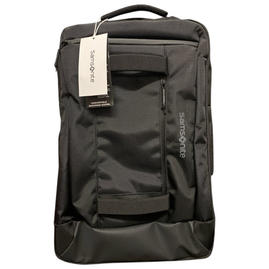 Samsonite Convertible Wheeled Backpack with Telescopic Handle, Black - Bellso