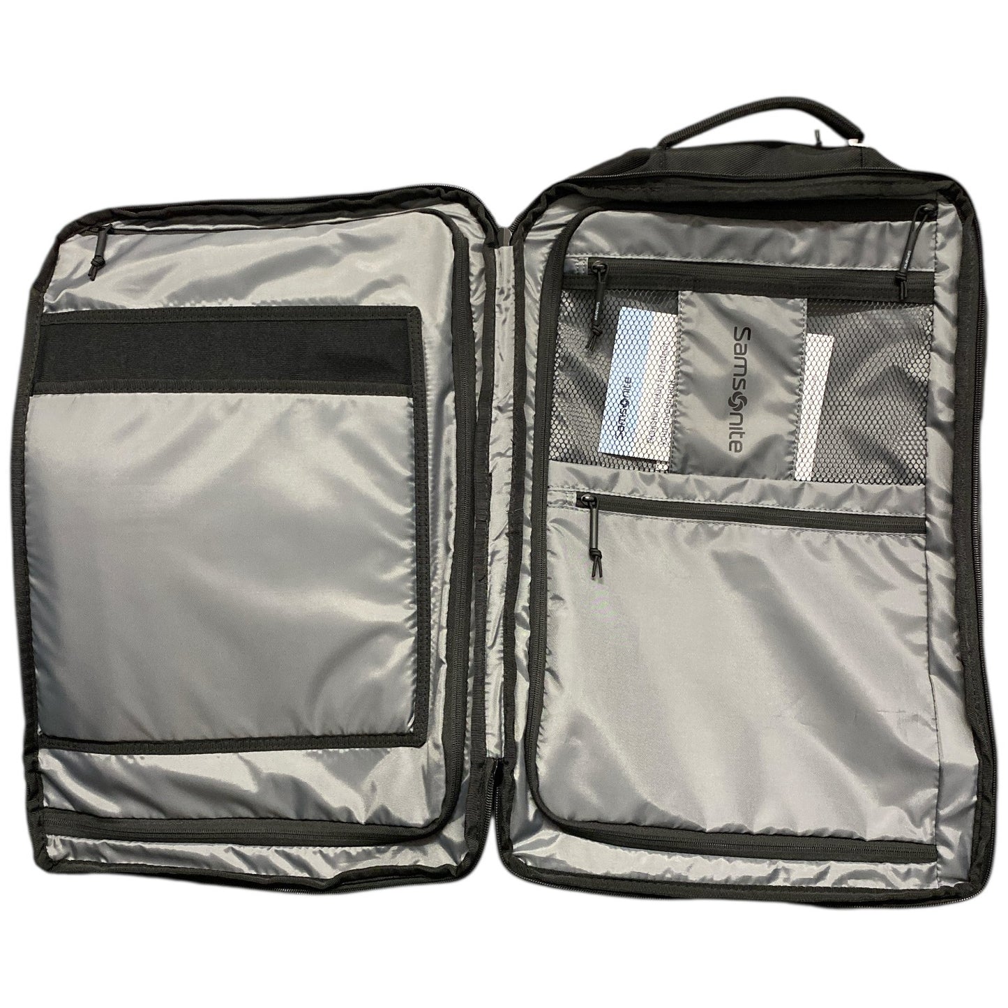 Samsonite Convertible Wheeled Backpack with Telescopic Handle, Black - Bellso