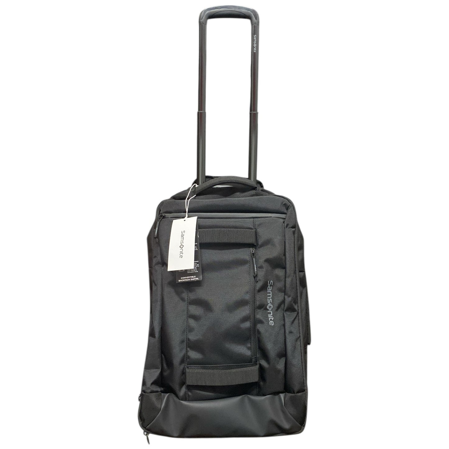 Samsonite Convertible Wheeled Backpack with Telescopic Handle, Black - Bellso