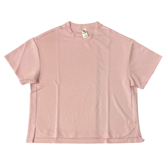 Member's Mark Women's Relaxed Fit Drop-Tail Hem Sandwash Short Sleeve Tee