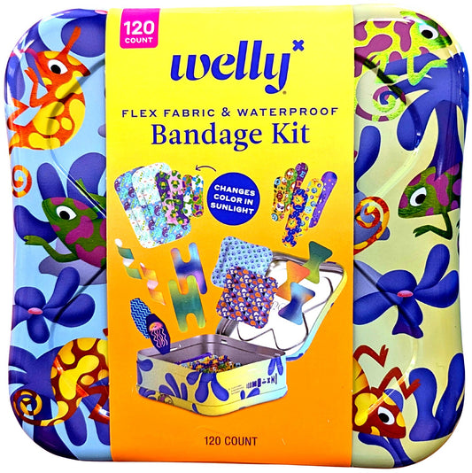 Welly Assorted Color Changing Bandage Kit 120 Count