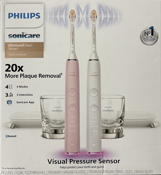 Philips Sonicare DiamondClean Smart 9300 Premium G3 2-Pack Set