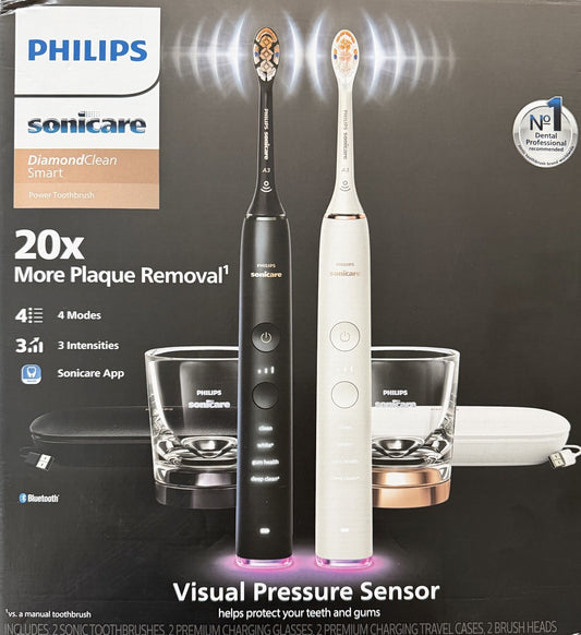 Philips Sonicare DiamondClean Smart Power 9300 Premium 2-Pack Set
