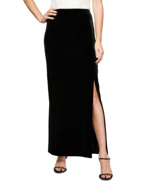 Alex Evenings Women's Slit-Hem Skirt L - Bellso