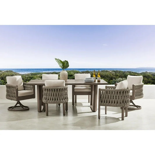 Member's Mark Halifax Dining Set with Sunbrella Fabric, 7pc - Bellso