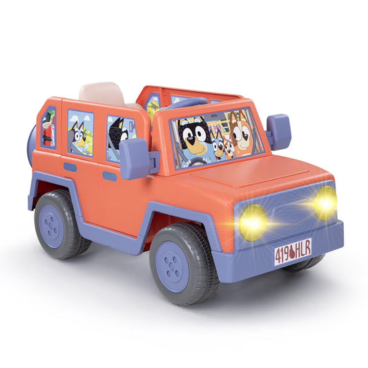 Bluey Heeler Family Vehicle 12-Volt Battery Powered Ride-on