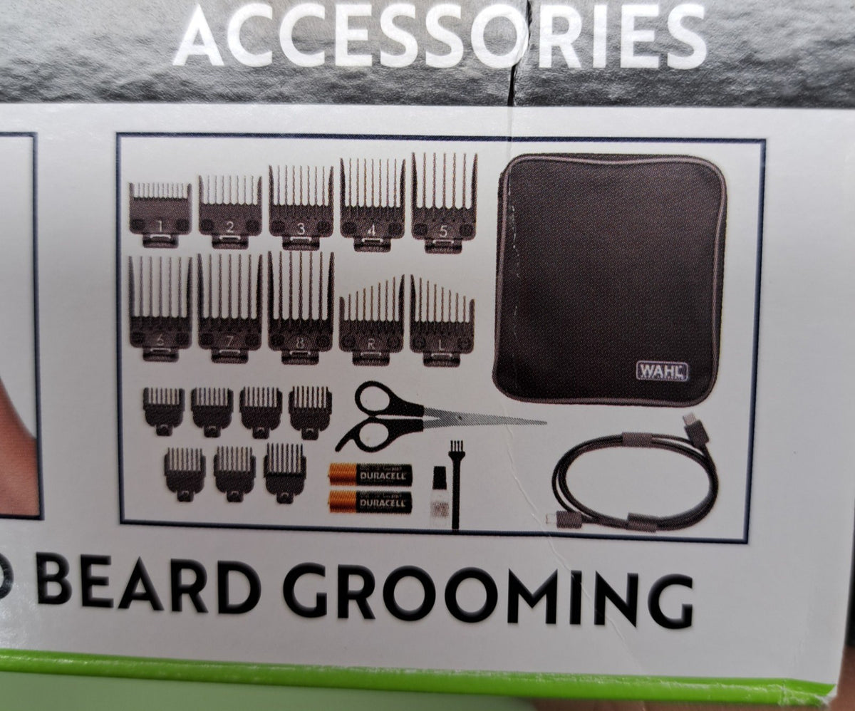 Wahl Li-Ion Max Cordless Haircutting & Beard Grooming Kit OPEN BOX