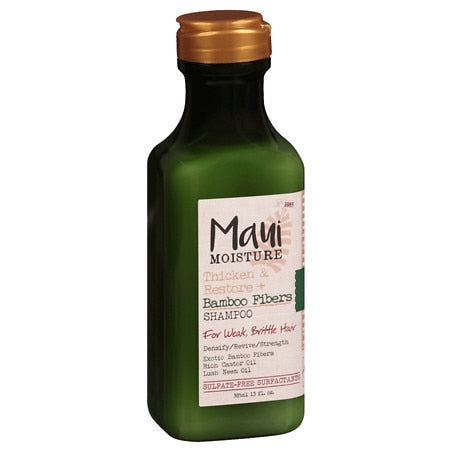 Maui Moisture Shampoo Thicken & Restore Plus Bamboo Fibers 13 Fl Oz - Bellso