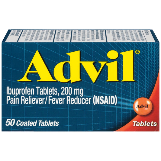 Advil Pain Reliever and Fever Reducer - 50 Ct - Bellso