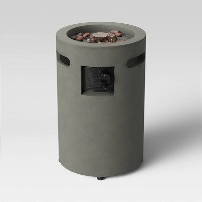 25" Pipestone Outdoor Fire Column - - Project 62™ - Bellso