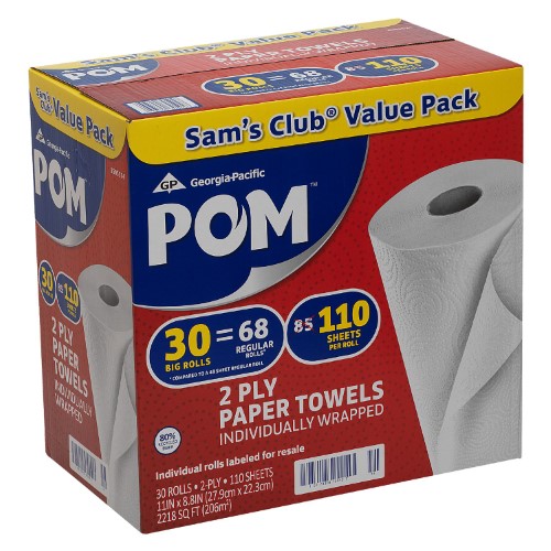 POM Paper Towels (30 Pack) - Bellso