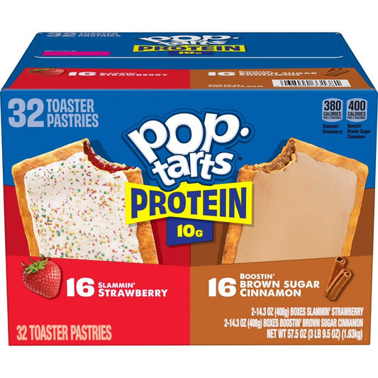 Pop-Tarts Protein Variety Pack, 32 Ct