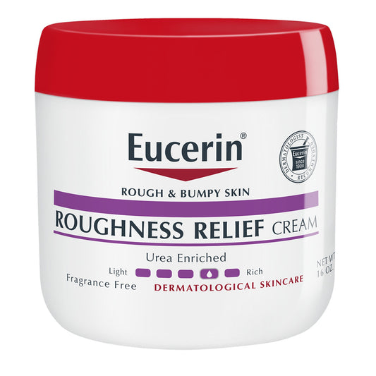 Eucerin Roughness Relief Cream Fragrance Free Body Cream for Dry Skin - 16oz - Bellso