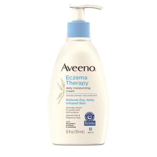 Aveeno Active Naturals Eczema Therapy Moisturizing Cream, 12 OZ - Bellso