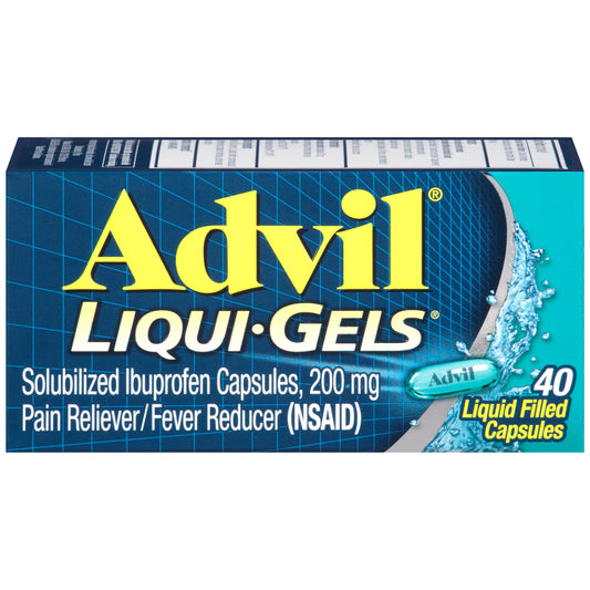 Advil Pain Reliever and Fever Reducer - 40 Ct - Bellso
