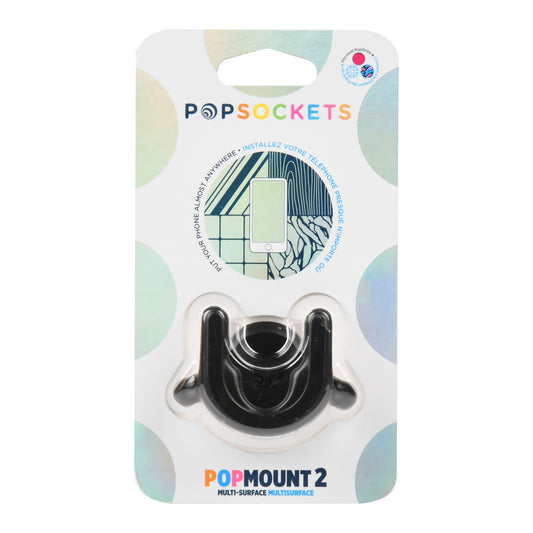 PopSockets PopMount Multi-Surface Mount - Black - Bellso