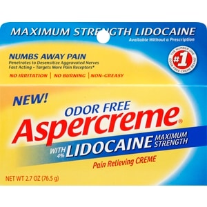 Aspercreme Lidocaine Pain Relieving Creme - 2.7oz - Bellso