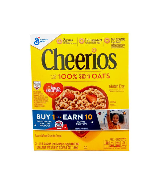 Cheerios General Mills Toasted Whole Grain Oat Cereal, 40.7 Oz