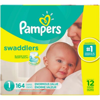 Pampers Swaddlers Sensitive Disposable Diapers - Size 1 - 164ct - Bellso