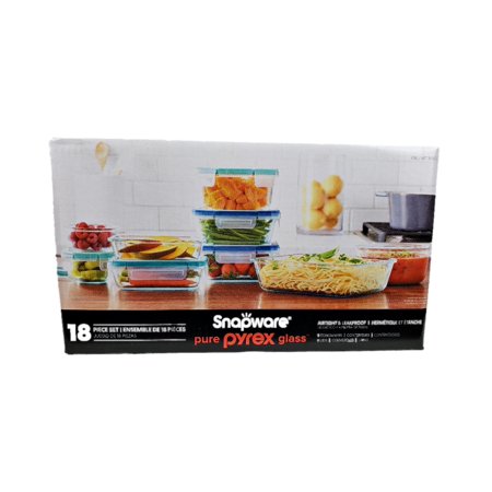 Snapware Pyrex 18-piece Glass Food Storage Set