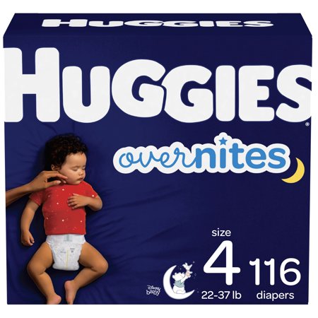 Huggies Overnites Disposable Diapers - Size 4 - 116ct - Bellso