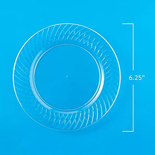 Member's Mark Clear Plastic Plates, 6.25" (90 Count) - Bellso