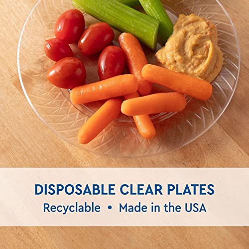 Member's Mark Clear Plastic Plates, 6.25" (90 Count) - Bellso