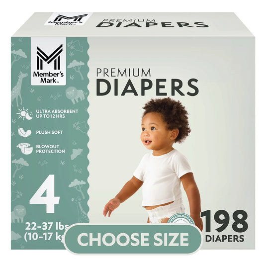 Member's Mark Premium Baby Diapers, Sizes: 4 - Bellso