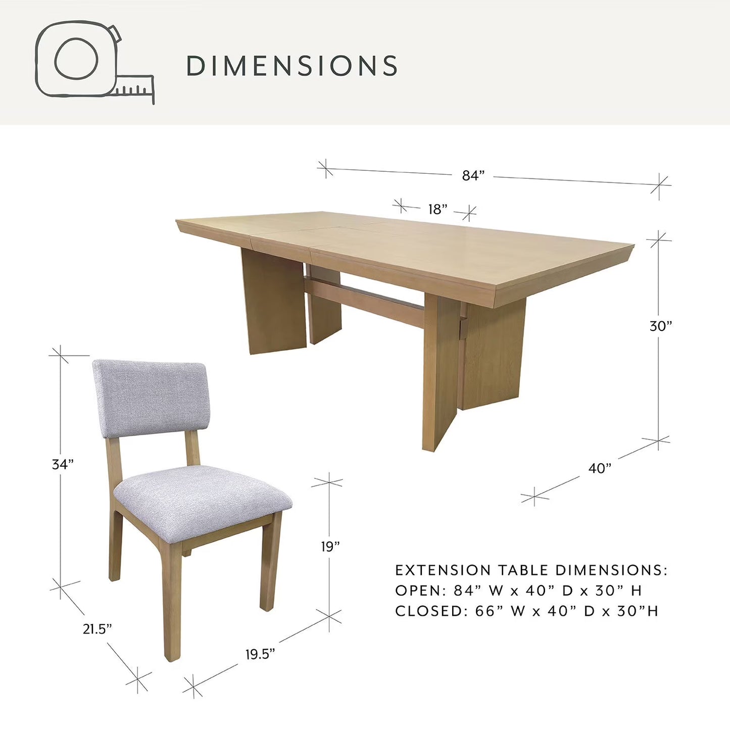 details by Becki Owens Dahlia 7-Piece Dining Set with Table and Six Chairs