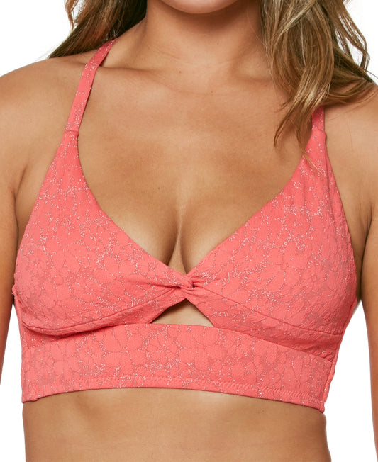 Jessica Simpson Jacquard Bikini Top - Bellso