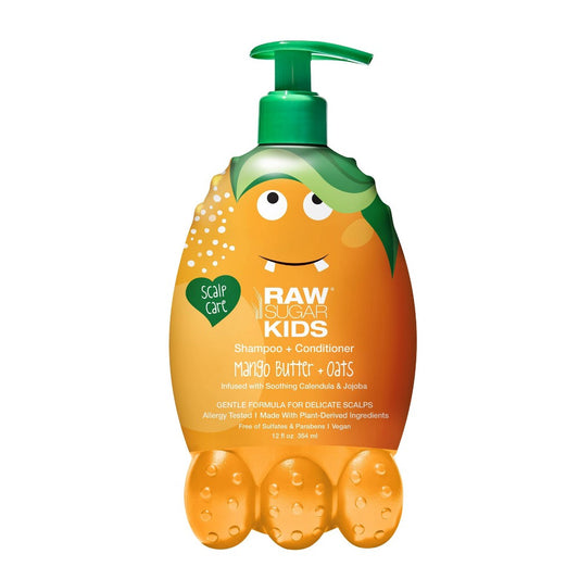 Kids' 2-in-1 Shampoo + Conditioner Scalp Care | Mango Butter + Oats | 12 Fl Oz - Bellso