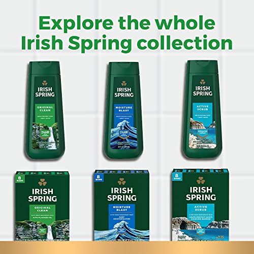 Irish Spring Mens Body Wash Body Wash for Men All Skin Types Original Scent 30 Fl Oz Bottle - Bellso