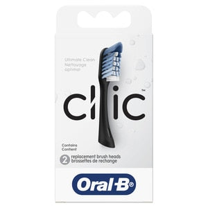 Oral-B Clic Ultimate Clean Black Brush Refill - Bellso