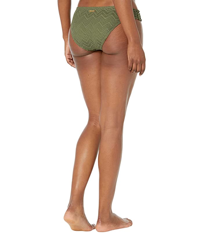 Vince Camuto Women's Crochet Lace Bikini Swim Bottom in Safari Green | Size Small | HerRoom.com - Bellso