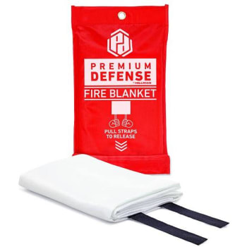 Premium Defense Emergency Fire Blanket - 2 Pack - 40 X 40