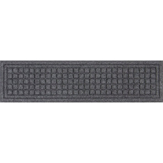 Mm Antimicrobial Diamond Scraper Entrance Mat, Charcoal, 9'' X 35