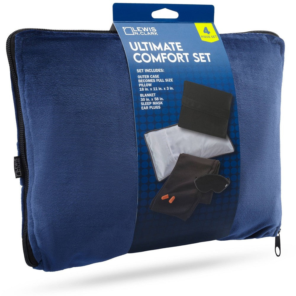 Lewis N. Clark Ultimate Comfort Set - Navy - Bellso
