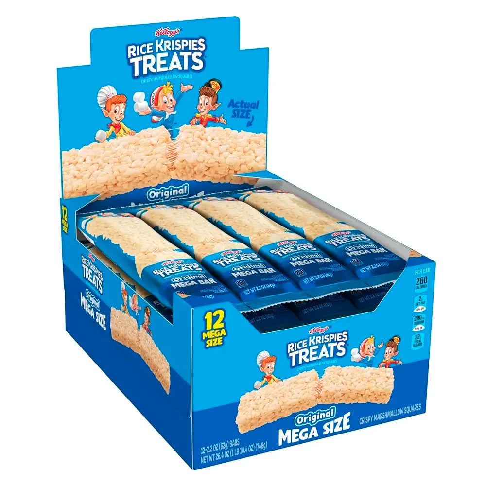 Kellogg's Rice Krispies Treats Marshmallow Snack Bars, Original, Single Serve