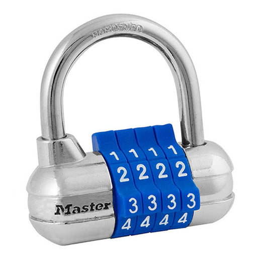Master Lock Padlock 2 1/2in Metal 4 Digit Combination 1 Pack - 1523D - Bellso
