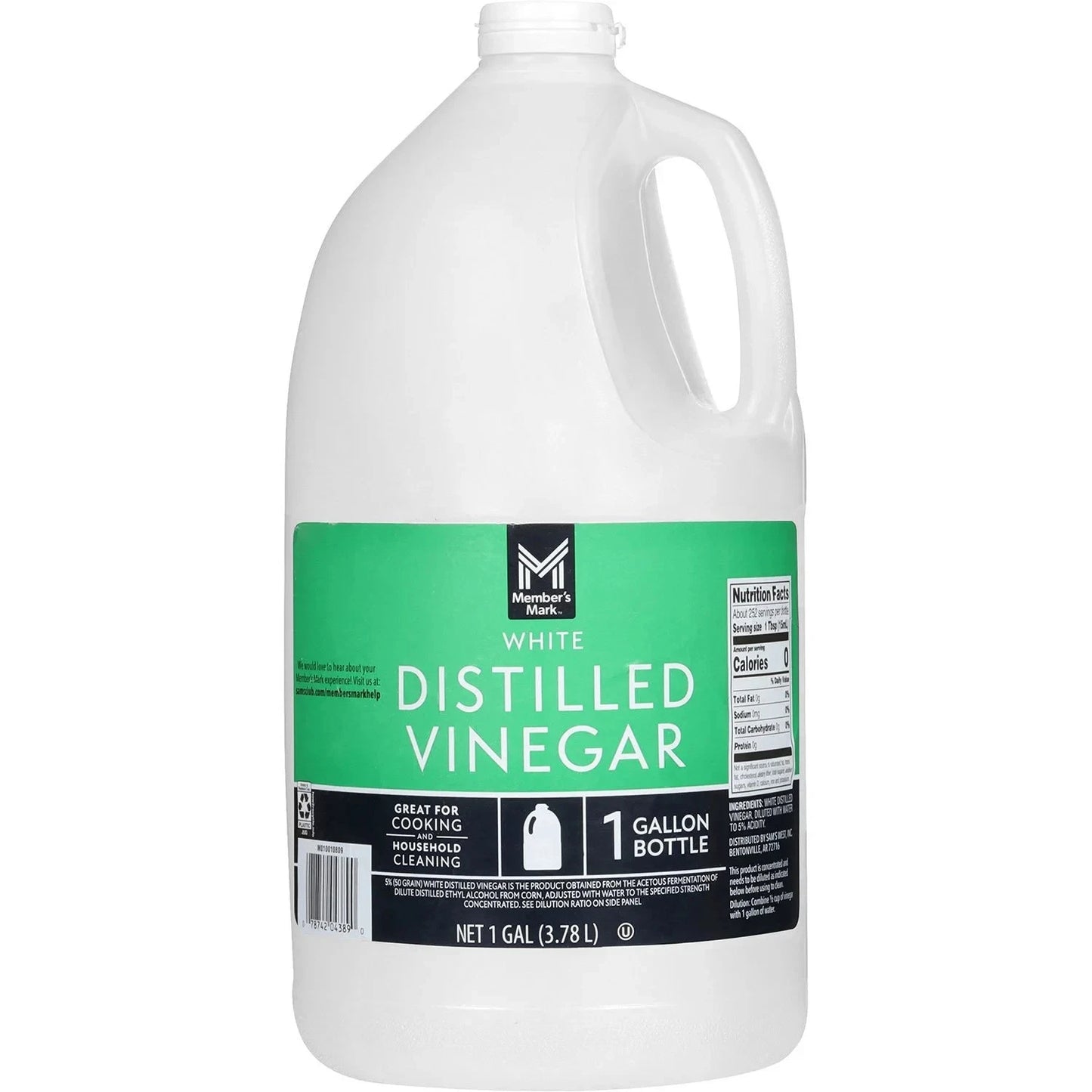 Member's Mark Daily Chef Distilled White Vinegar 2/1 Gallon Jugs