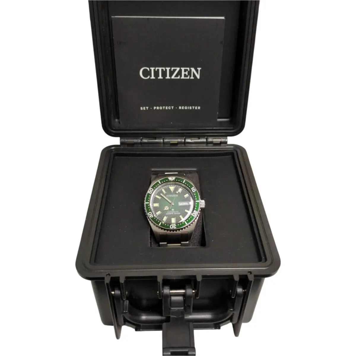 Citizen Men`s Automatic Promaster Dive Sea Stainless Steel Green Dial 41mm