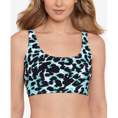Womens Printed Removable Padding Bikini Swim Top S - Bellso