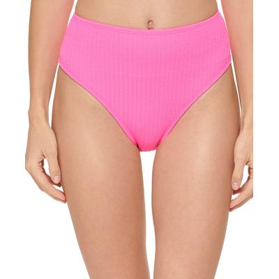 Womens Ribbed High-Waist Swim Bottom Separates XL - Bellso