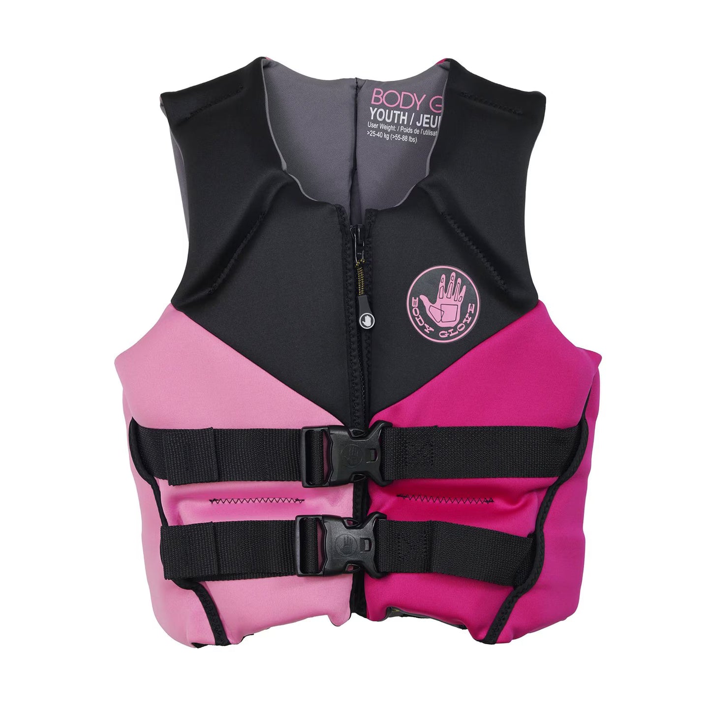 Body Glove Youth PFD Life Jacket, One Size, 55 - 88 lbs.